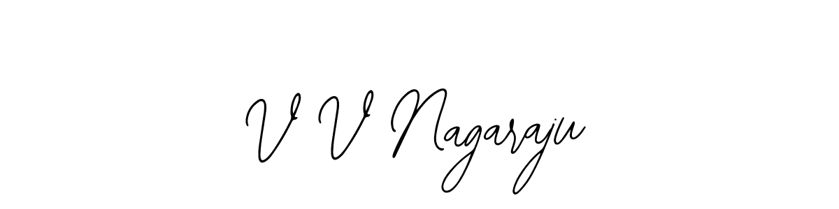 Create a beautiful signature design for name V V Nagaraju. With this signature (Bearetta-2O07w) fonts, you can make a handwritten signature for free. V V Nagaraju signature style 12 images and pictures png