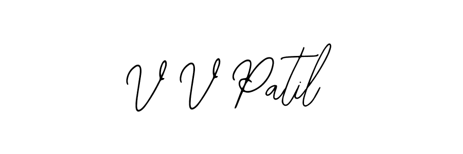 Make a beautiful signature design for name V V Patil. Use this online signature maker to create a handwritten signature for free. V V Patil signature style 12 images and pictures png