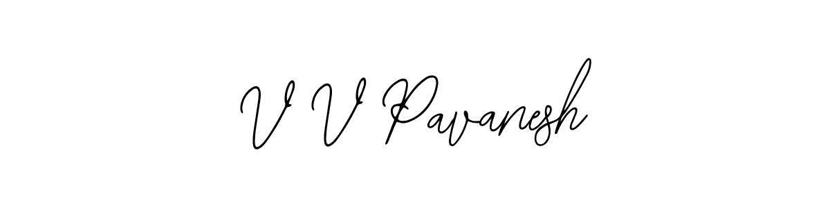 You should practise on your own different ways (Bearetta-2O07w) to write your name (V V Pavanesh) in signature. don't let someone else do it for you. V V Pavanesh signature style 12 images and pictures png