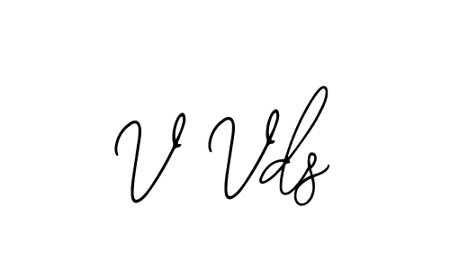 Use a signature maker to create a handwritten signature online. With this signature software, you can design (Bearetta-2O07w) your own signature for name V Vds. V Vds signature style 12 images and pictures png