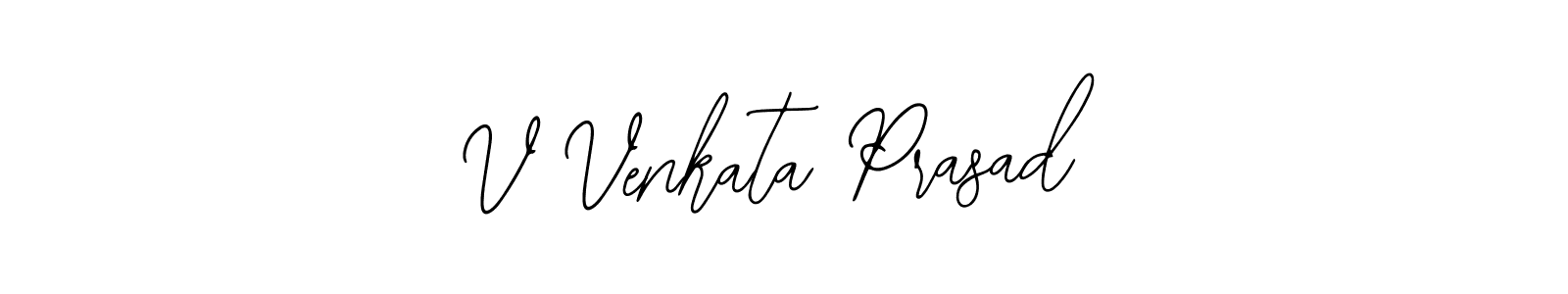 This is the best signature style for the V Venkata Prasad name. Also you like these signature font (Bearetta-2O07w). Mix name signature. V Venkata Prasad signature style 12 images and pictures png