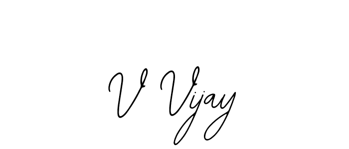 How to make V Vijay signature? Bearetta-2O07w is a professional autograph style. Create handwritten signature for V Vijay name. V Vijay signature style 12 images and pictures png