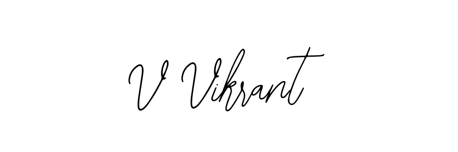 How to Draw V Vikrant signature style? Bearetta-2O07w is a latest design signature styles for name V Vikrant. V Vikrant signature style 12 images and pictures png