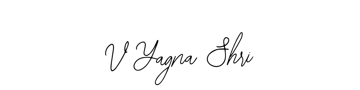 Create a beautiful signature design for name V Yagna Shri. With this signature (Bearetta-2O07w) fonts, you can make a handwritten signature for free. V Yagna Shri signature style 12 images and pictures png