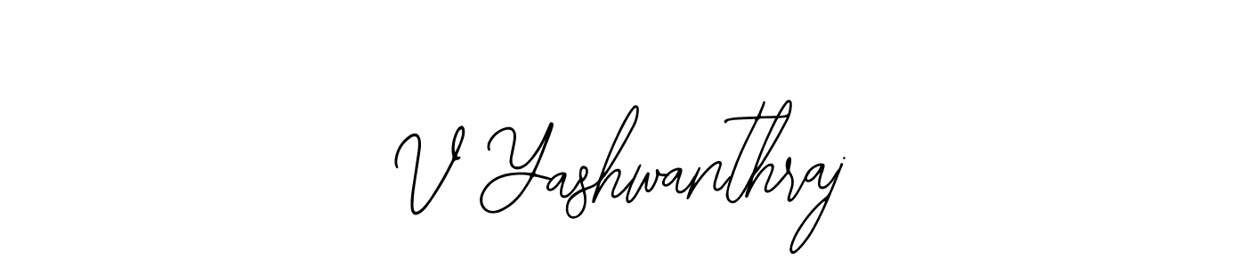 Also we have V Yashwanthraj name is the best signature style. Create professional handwritten signature collection using Bearetta-2O07w autograph style. V Yashwanthraj signature style 12 images and pictures png