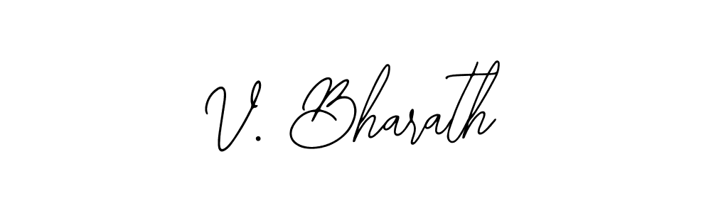 You can use this online signature creator to create a handwritten signature for the name V. Bharath. This is the best online autograph maker. V. Bharath signature style 12 images and pictures png