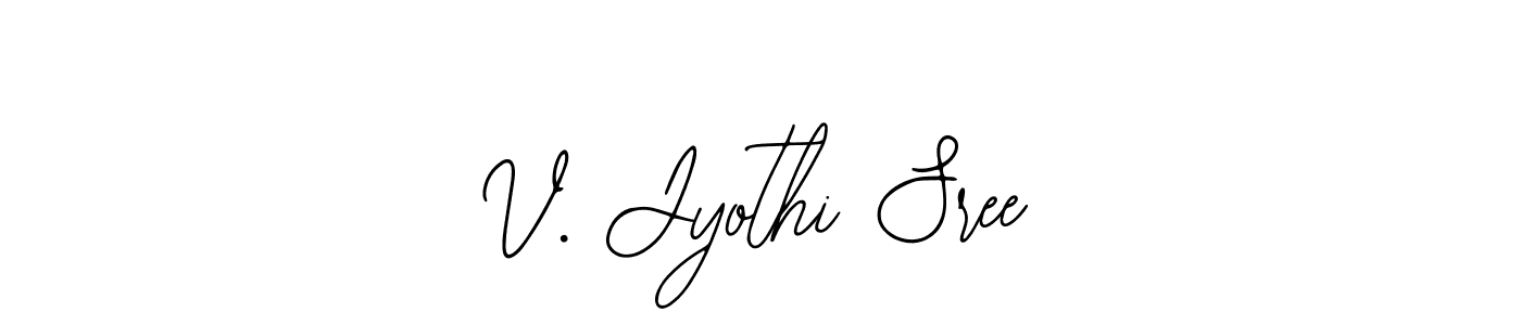 Make a beautiful signature design for name V. Jyothi Sree. With this signature (Bearetta-2O07w) style, you can create a handwritten signature for free. V. Jyothi Sree signature style 12 images and pictures png