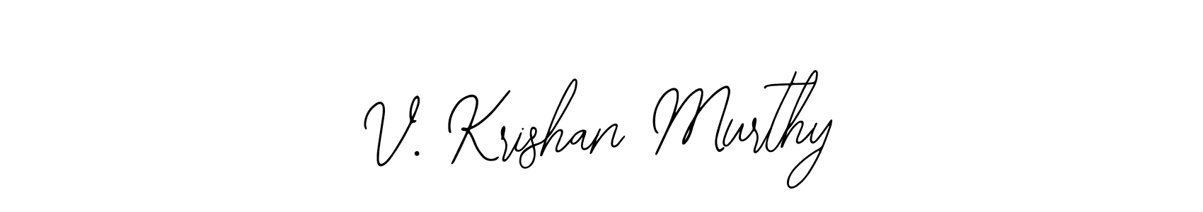 V. Krishan Murthy stylish signature style. Best Handwritten Sign (Bearetta-2O07w) for my name. Handwritten Signature Collection Ideas for my name V. Krishan Murthy. V. Krishan Murthy signature style 12 images and pictures png