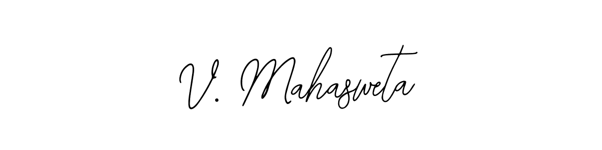 See photos of V. Mahasweta official signature by Spectra . Check more albums & portfolios. Read reviews & check more about Bearetta-2O07w font. V. Mahasweta signature style 12 images and pictures png