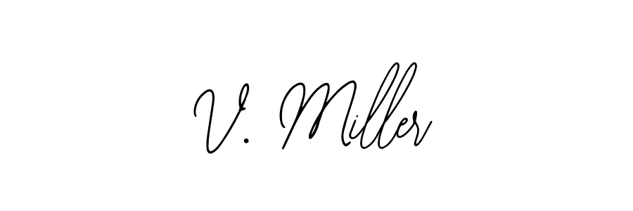 Make a short V. Miller signature style. Manage your documents anywhere anytime using Bearetta-2O07w. Create and add eSignatures, submit forms, share and send files easily. V. Miller signature style 12 images and pictures png