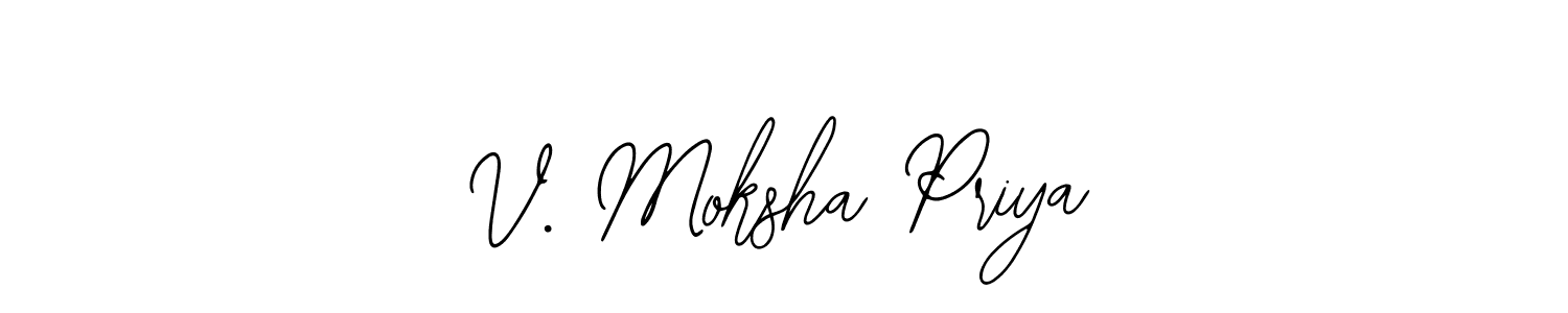 You can use this online signature creator to create a handwritten signature for the name V. Moksha Priya. This is the best online autograph maker. V. Moksha Priya signature style 12 images and pictures png