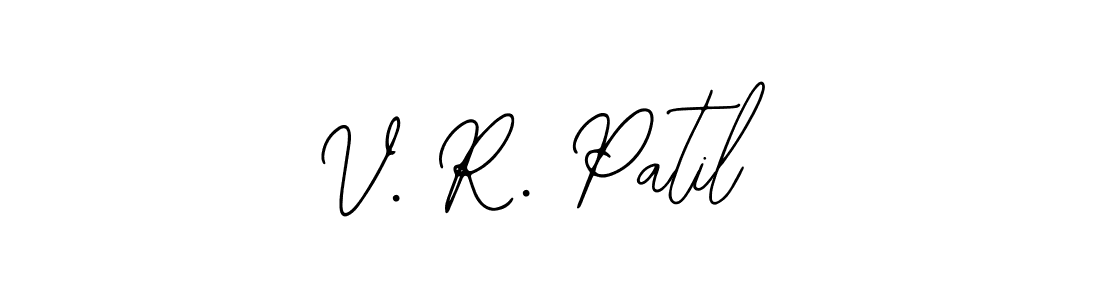 Also You can easily find your signature by using the search form. We will create V. R. Patil name handwritten signature images for you free of cost using Bearetta-2O07w sign style. V. R. Patil signature style 12 images and pictures png