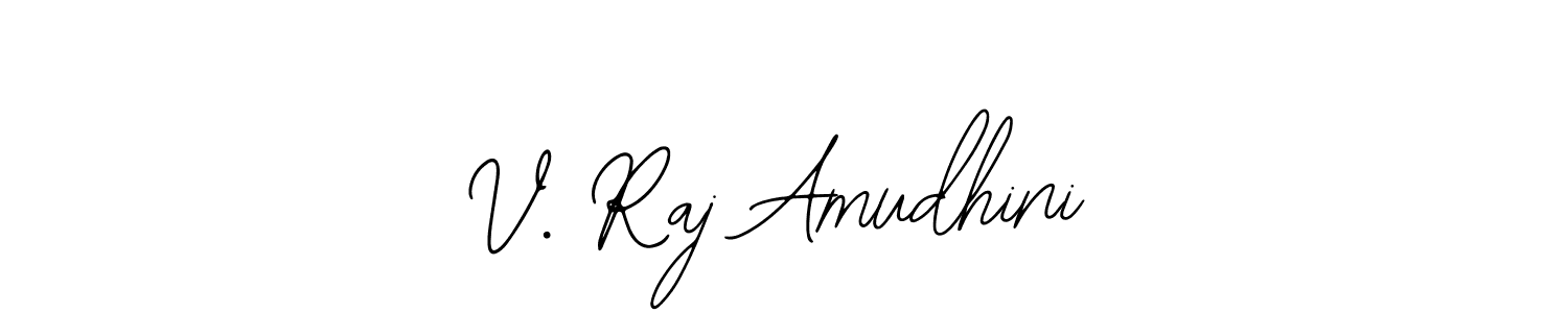 Make a beautiful signature design for name V. Raj Amudhini. Use this online signature maker to create a handwritten signature for free. V. Raj Amudhini signature style 12 images and pictures png