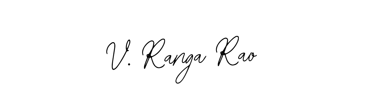 Bearetta-2O07w is a professional signature style that is perfect for those who want to add a touch of class to their signature. It is also a great choice for those who want to make their signature more unique. Get V. Ranga Rao name to fancy signature for free. V. Ranga Rao signature style 12 images and pictures png
