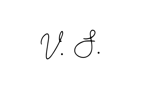 Make a beautiful signature design for name V. S.. With this signature (Bearetta-2O07w) style, you can create a handwritten signature for free. V. S. signature style 12 images and pictures png