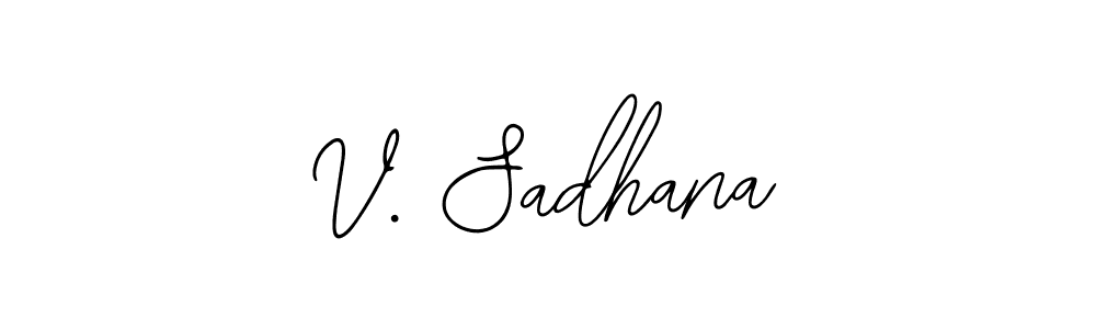 See photos of V. Sadhana official signature by Spectra . Check more albums & portfolios. Read reviews & check more about Bearetta-2O07w font. V. Sadhana signature style 12 images and pictures png