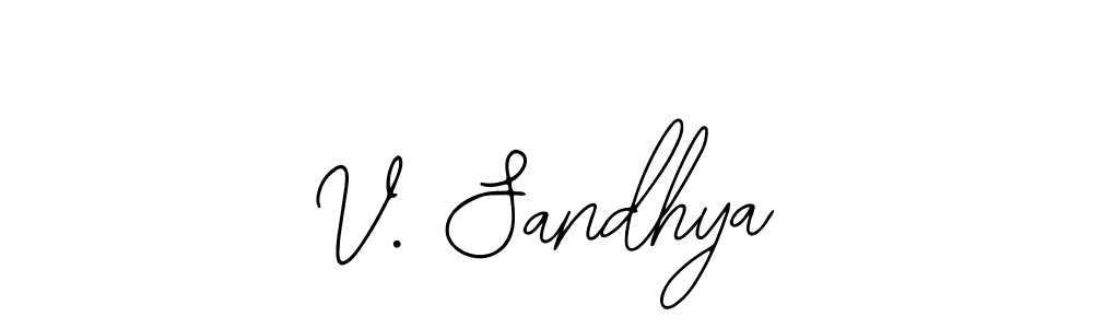 This is the best signature style for the V. Sandhya name. Also you like these signature font (Bearetta-2O07w). Mix name signature. V. Sandhya signature style 12 images and pictures png