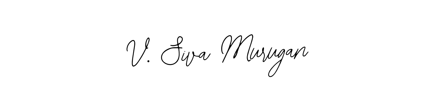 Also You can easily find your signature by using the search form. We will create V. Siva Murugan name handwritten signature images for you free of cost using Bearetta-2O07w sign style. V. Siva Murugan signature style 12 images and pictures png