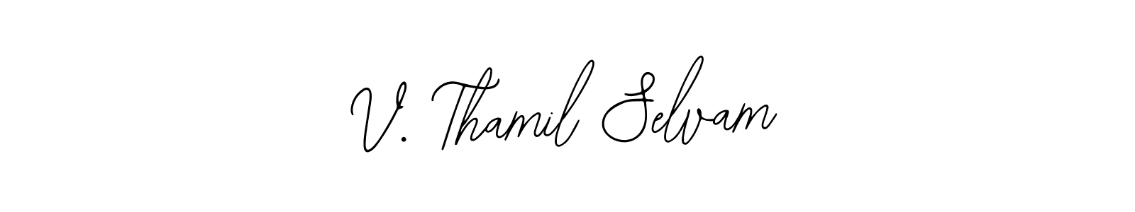 Similarly Bearetta-2O07w is the best handwritten signature design. Signature creator online .You can use it as an online autograph creator for name V. Thamil Selvam. V. Thamil Selvam signature style 12 images and pictures png