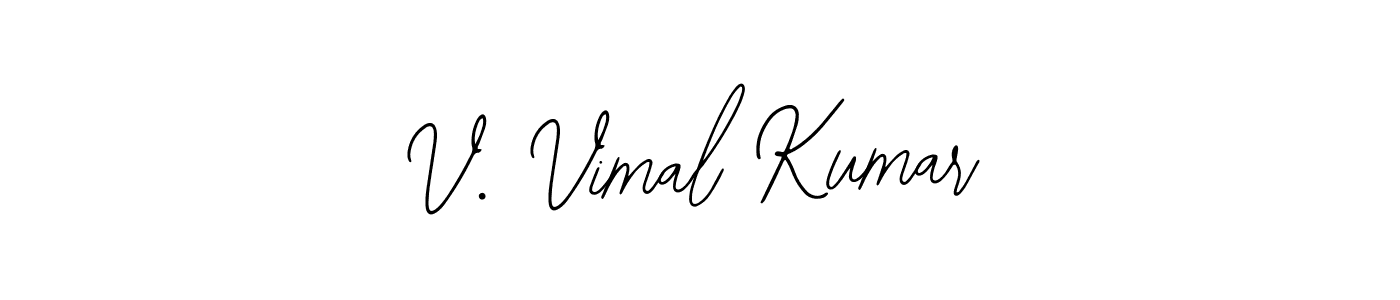Make a beautiful signature design for name V. Vimal Kumar. With this signature (Bearetta-2O07w) style, you can create a handwritten signature for free. V. Vimal Kumar signature style 12 images and pictures png