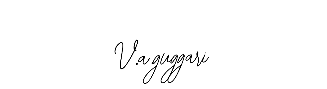 Best and Professional Signature Style for V.a.guggari. Bearetta-2O07w Best Signature Style Collection. V.a.guggari signature style 12 images and pictures png