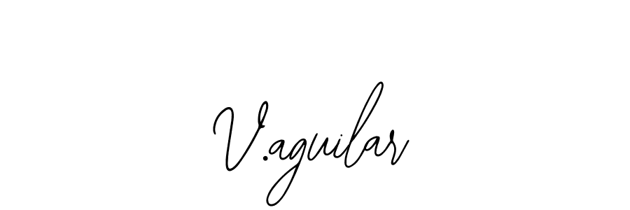 Also You can easily find your signature by using the search form. We will create V.aguilar name handwritten signature images for you free of cost using Bearetta-2O07w sign style. V.aguilar signature style 12 images and pictures png