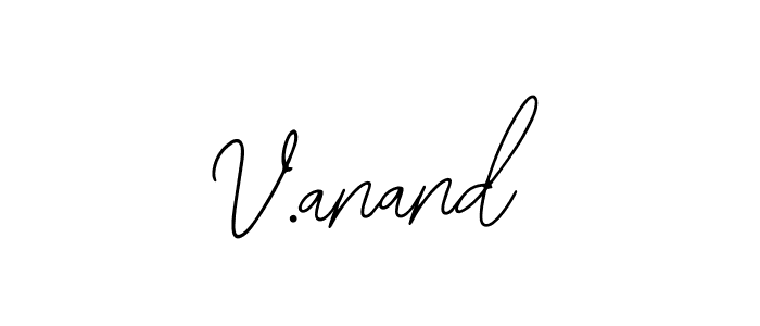 Design your own signature with our free online signature maker. With this signature software, you can create a handwritten (Bearetta-2O07w) signature for name V.anand. V.anand signature style 12 images and pictures png