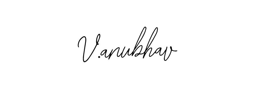 Bearetta-2O07w is a professional signature style that is perfect for those who want to add a touch of class to their signature. It is also a great choice for those who want to make their signature more unique. Get V.anubhav name to fancy signature for free. V.anubhav signature style 12 images and pictures png