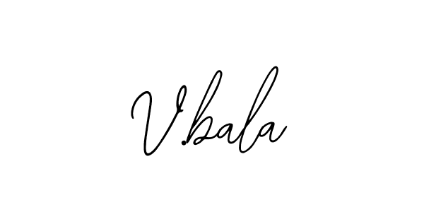 It looks lik you need a new signature style for name V.bala. Design unique handwritten (Bearetta-2O07w) signature with our free signature maker in just a few clicks. V.bala signature style 12 images and pictures png