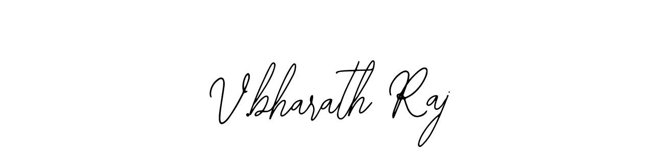 V.bharath Raj stylish signature style. Best Handwritten Sign (Bearetta-2O07w) for my name. Handwritten Signature Collection Ideas for my name V.bharath Raj. V.bharath Raj signature style 12 images and pictures png