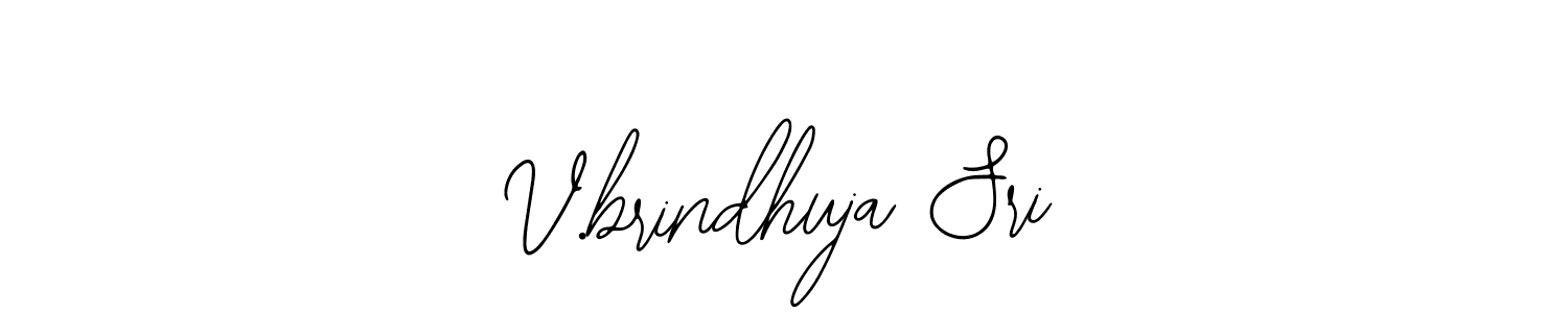 How to make V.brindhuja Sri signature? Bearetta-2O07w is a professional autograph style. Create handwritten signature for V.brindhuja Sri name. V.brindhuja Sri signature style 12 images and pictures png