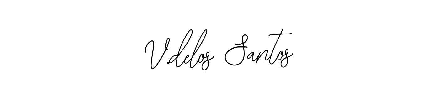 How to Draw V.delos Santos signature style? Bearetta-2O07w is a latest design signature styles for name V.delos Santos. V.delos Santos signature style 12 images and pictures png