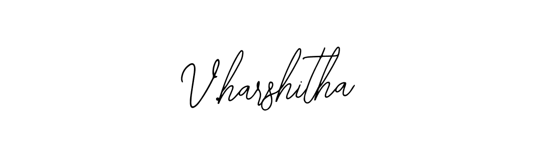 Best and Professional Signature Style for V.harshitha. Bearetta-2O07w Best Signature Style Collection. V.harshitha signature style 12 images and pictures png