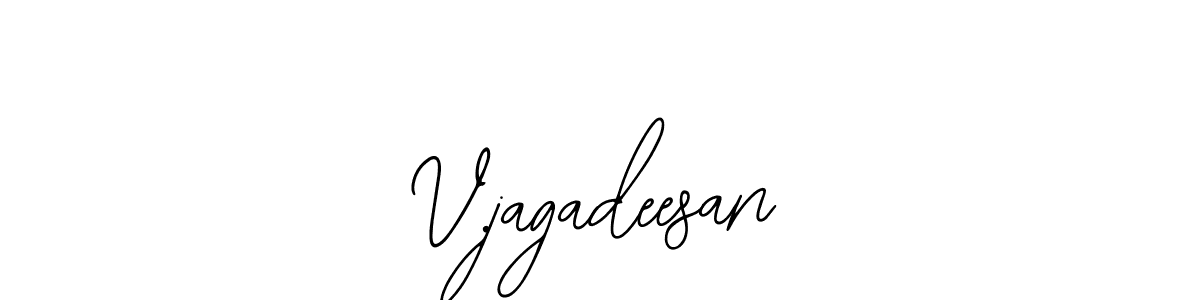 Similarly Bearetta-2O07w is the best handwritten signature design. Signature creator online .You can use it as an online autograph creator for name V.jagadeesan. V.jagadeesan signature style 12 images and pictures png