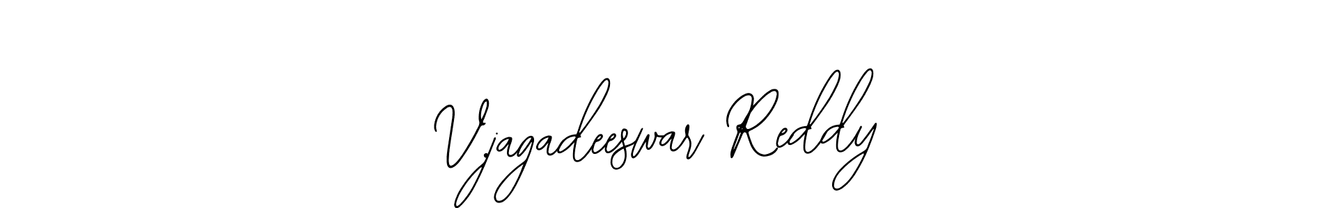 Make a beautiful signature design for name V.jagadeeswar Reddy. With this signature (Bearetta-2O07w) style, you can create a handwritten signature for free. V.jagadeeswar Reddy signature style 12 images and pictures png