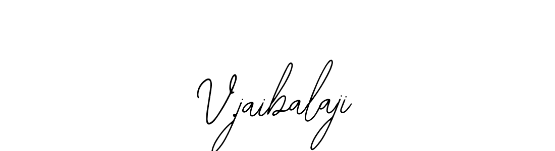 Design your own signature with our free online signature maker. With this signature software, you can create a handwritten (Bearetta-2O07w) signature for name V.jaibalaji. V.jaibalaji signature style 12 images and pictures png