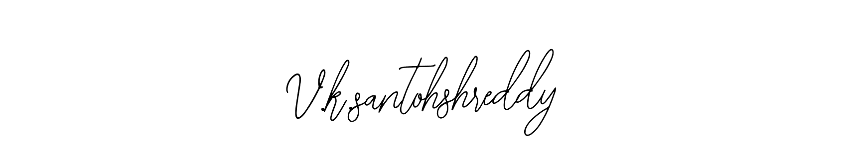 Here are the top 10 professional signature styles for the name V.k.santohshreddy. These are the best autograph styles you can use for your name. V.k.santohshreddy signature style 12 images and pictures png