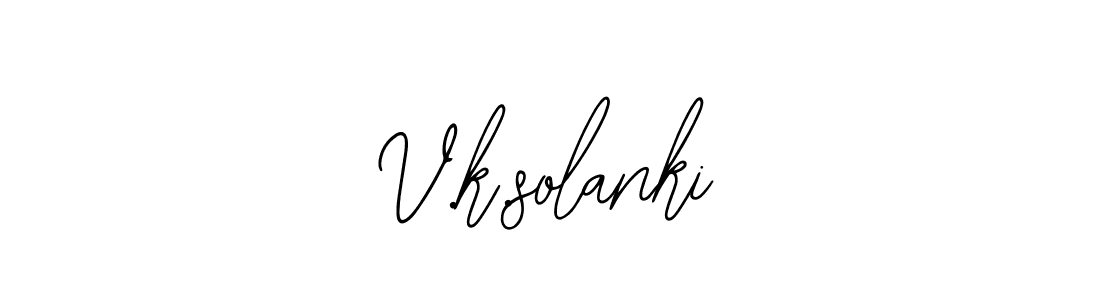 How to Draw V.k.solanki signature style? Bearetta-2O07w is a latest design signature styles for name V.k.solanki. V.k.solanki signature style 12 images and pictures png