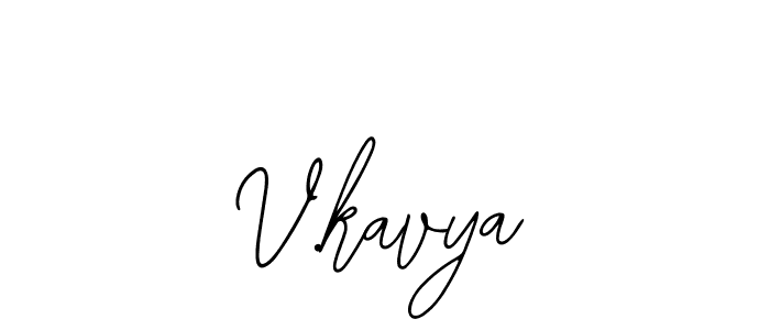 It looks lik you need a new signature style for name V.kavya. Design unique handwritten (Bearetta-2O07w) signature with our free signature maker in just a few clicks. V.kavya signature style 12 images and pictures png