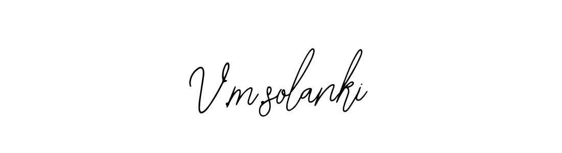 How to Draw V.m.solanki signature style? Bearetta-2O07w is a latest design signature styles for name V.m.solanki. V.m.solanki signature style 12 images and pictures png