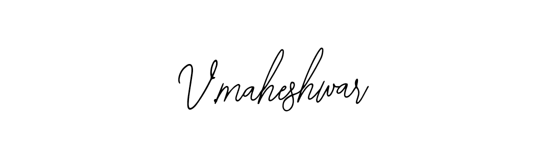 How to make V.maheshwar signature? Bearetta-2O07w is a professional autograph style. Create handwritten signature for V.maheshwar name. V.maheshwar signature style 12 images and pictures png