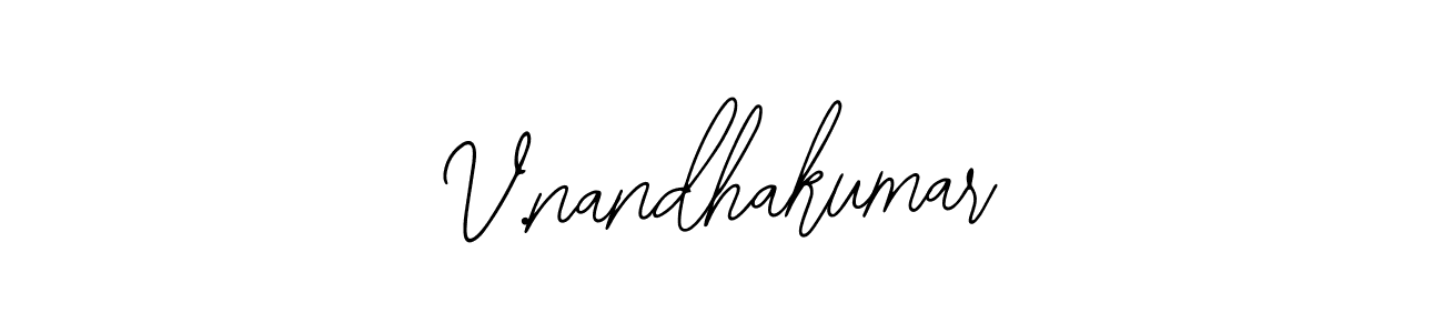 Make a beautiful signature design for name V.nandhakumar. Use this online signature maker to create a handwritten signature for free. V.nandhakumar signature style 12 images and pictures png