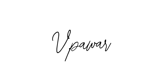 Make a beautiful signature design for name V.pawar. With this signature (Bearetta-2O07w) style, you can create a handwritten signature for free. V.pawar signature style 12 images and pictures png