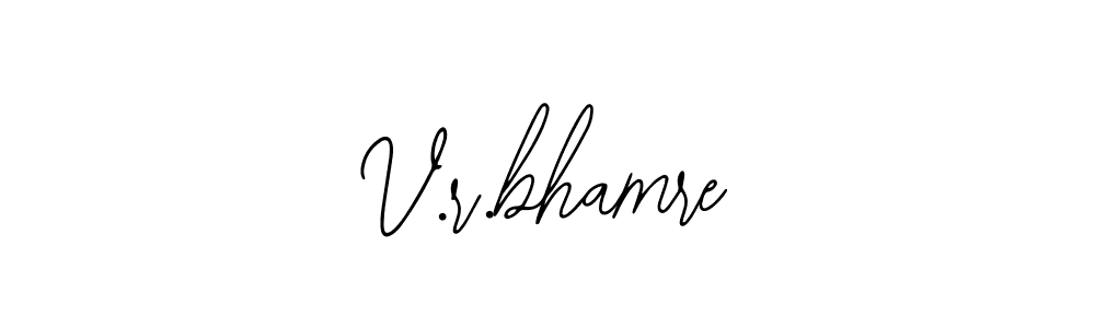 See photos of V.r.bhamre official signature by Spectra . Check more albums & portfolios. Read reviews & check more about Bearetta-2O07w font. V.r.bhamre signature style 12 images and pictures png