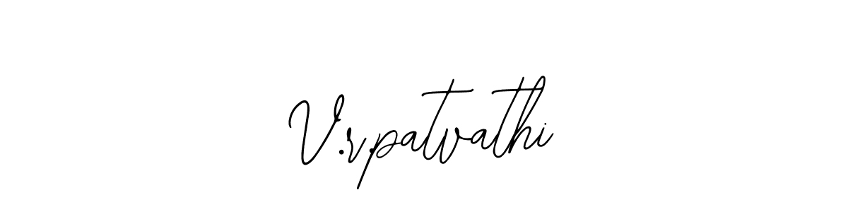 V.r.patvathi stylish signature style. Best Handwritten Sign (Bearetta-2O07w) for my name. Handwritten Signature Collection Ideas for my name V.r.patvathi. V.r.patvathi signature style 12 images and pictures png