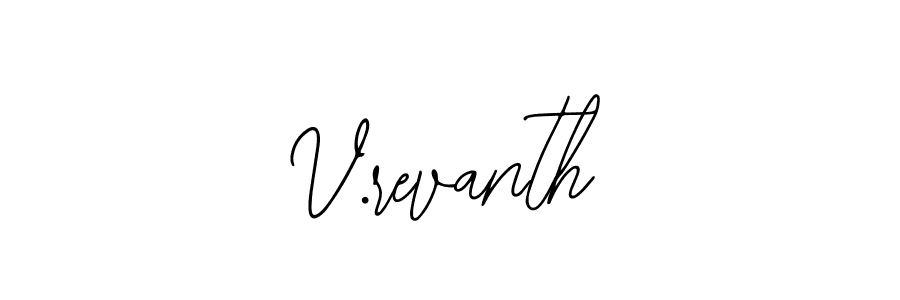 See photos of V.revanth official signature by Spectra . Check more albums & portfolios. Read reviews & check more about Bearetta-2O07w font. V.revanth signature style 12 images and pictures png