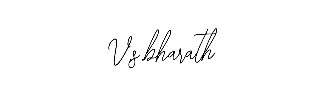 Use a signature maker to create a handwritten signature online. With this signature software, you can design (Bearetta-2O07w) your own signature for name V.s.bharath. V.s.bharath signature style 12 images and pictures png