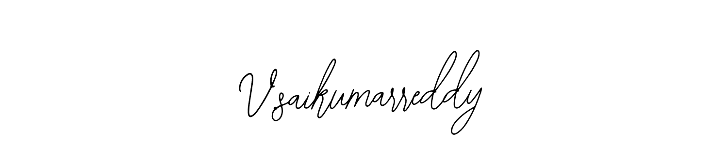 This is the best signature style for the V.saikumarreddy name. Also you like these signature font (Bearetta-2O07w). Mix name signature. V.saikumarreddy signature style 12 images and pictures png