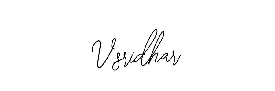 Similarly Bearetta-2O07w is the best handwritten signature design. Signature creator online .You can use it as an online autograph creator for name V.sridhar. V.sridhar signature style 12 images and pictures png