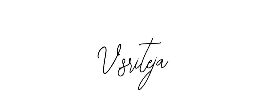 Make a beautiful signature design for name V.sriteja. Use this online signature maker to create a handwritten signature for free. V.sriteja signature style 12 images and pictures png